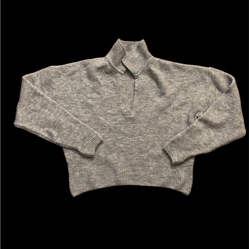 Low Vision Cardigan Grey